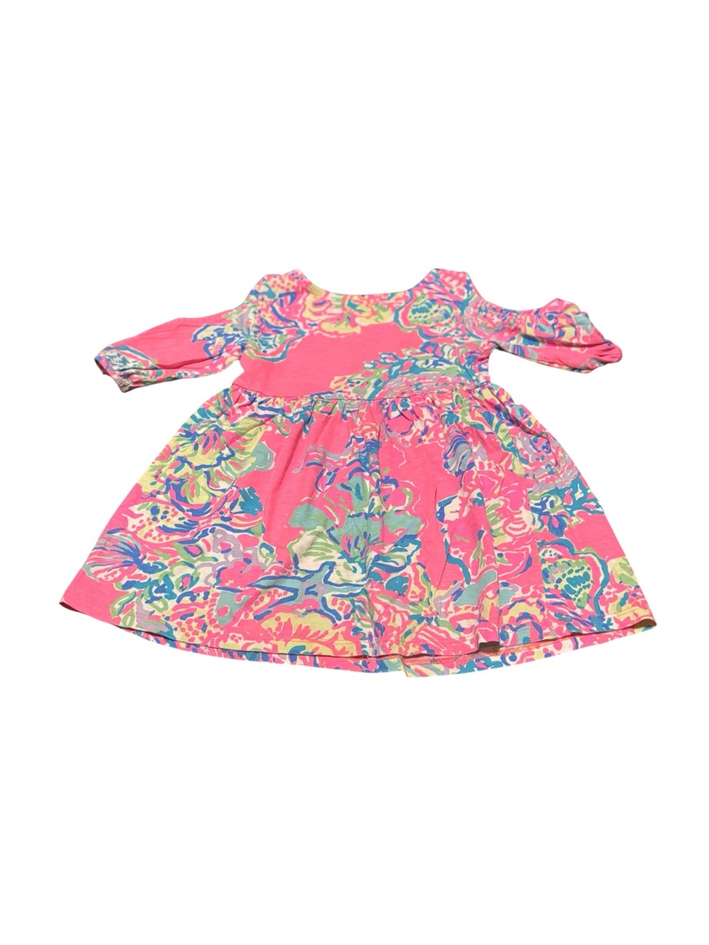 Lilly Pulitzer size 2 dress with cut out sleeves